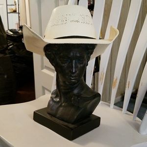 Lone Star Canvas Straw Cowboy Hat